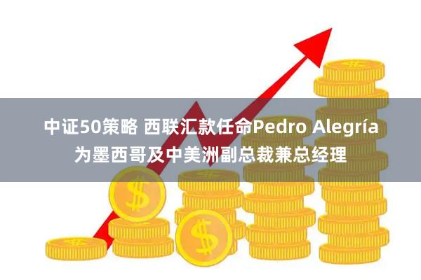 中证50策略 西联汇款任命Pedro Alegría为墨西哥及中美洲副总裁兼总经理